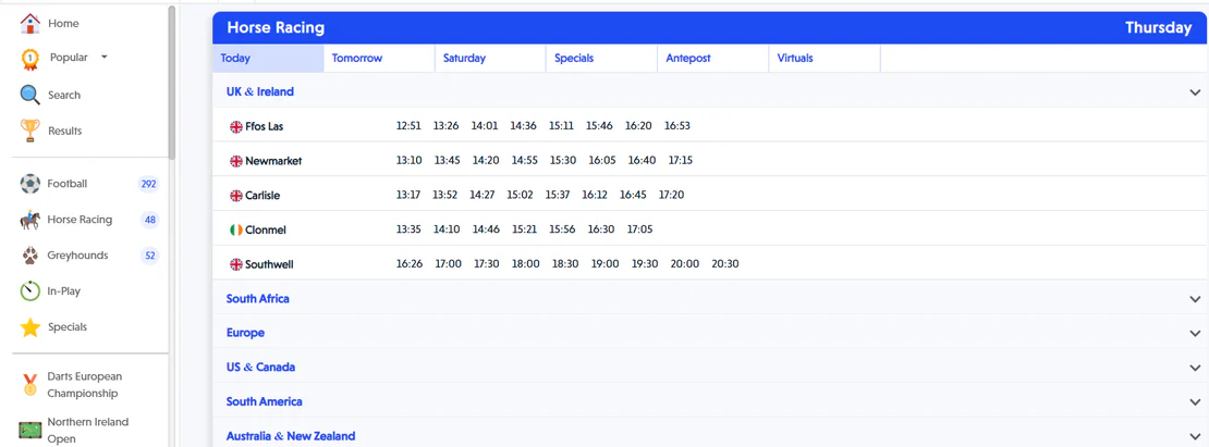 toals casino betting